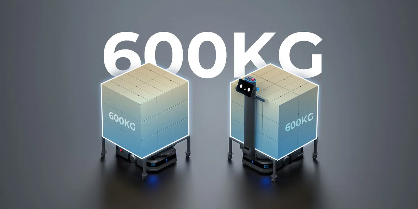 Pudu T600 Underride chở tải 600 kg mỗi lượt